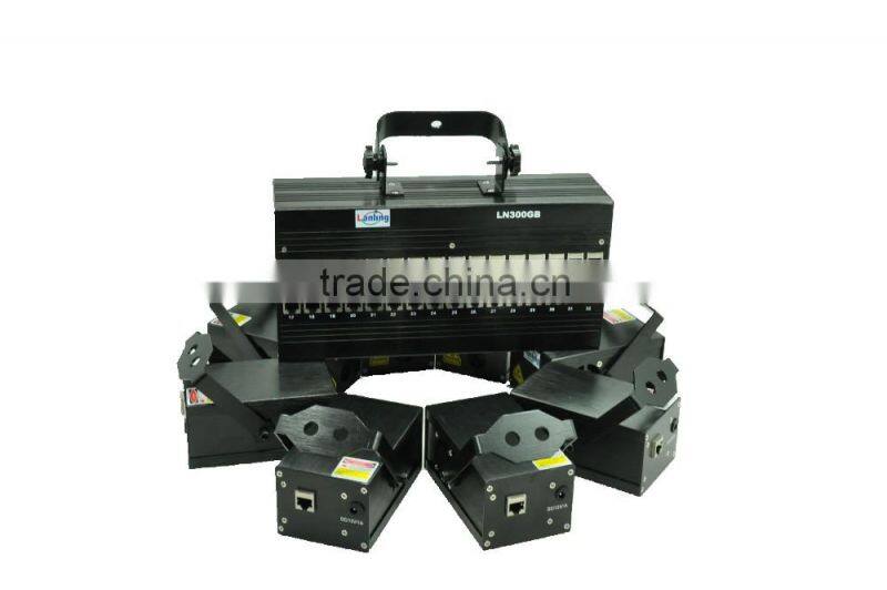 LN300RB 2000mW RB 8-Head Mobile Fat-Beam Laser Net