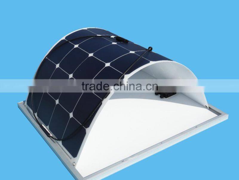 Sunpower cell camping,boat,caravan use 100w flexible solar panel