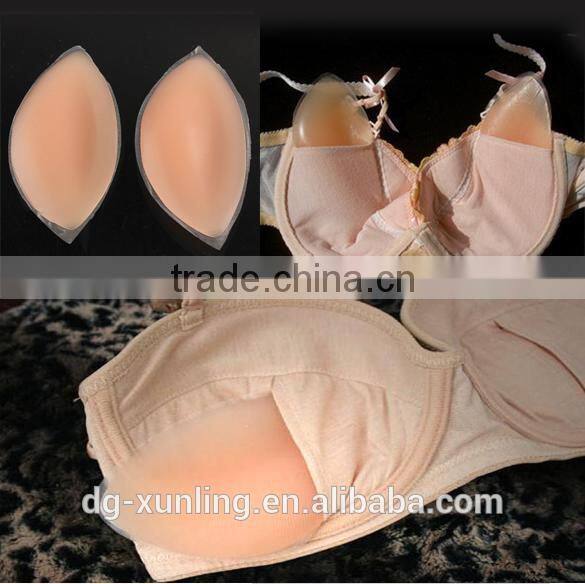 Promotion top sale clear silicone nipple bra inserts