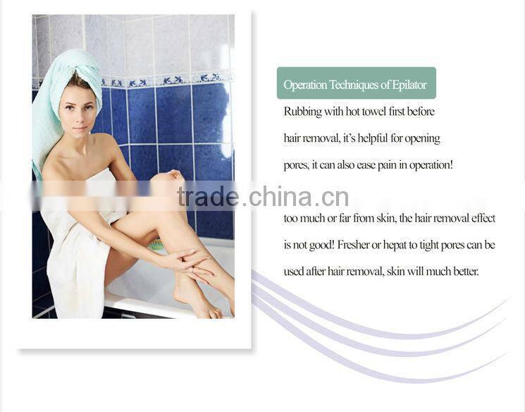 Popular Rechargeable Hair Epilator Clean in Summer