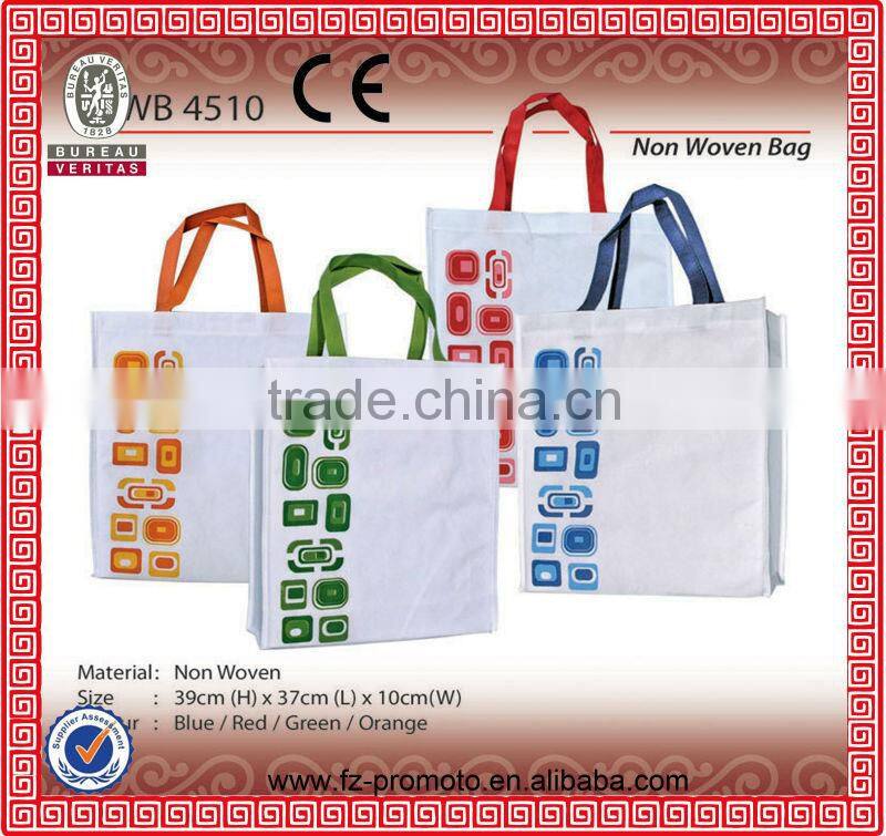 Japan BAGGU square pocket Shopping bags ,Candy colors available Eco-friendly reusable folding handle non-woven Bag
