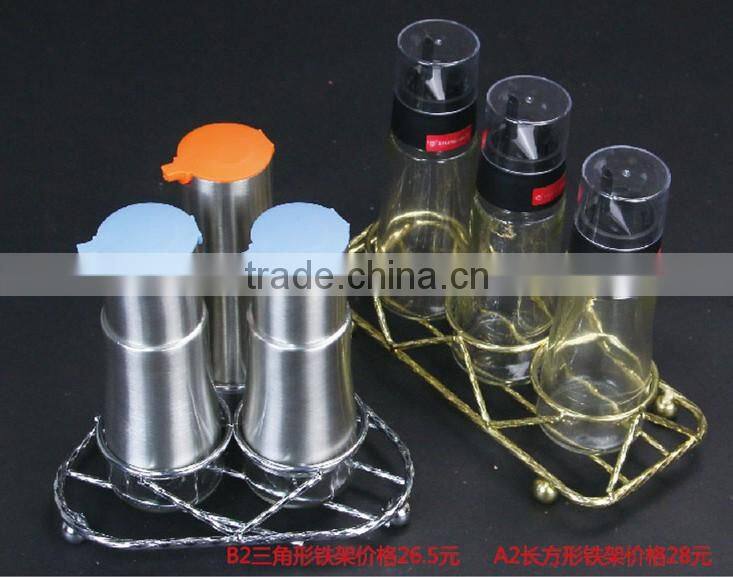 upscale glass kitchenware, oil/vinegar/sauce glass pot