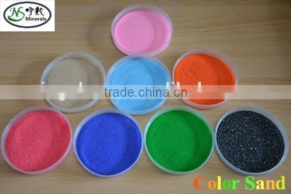 High Quality Fine Grade Dye Color Sand for Construction/Decoration Use
