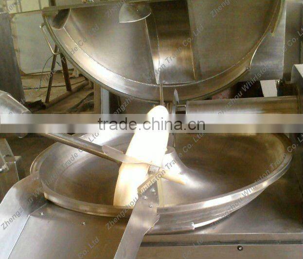 HRSD 304 stainless steel 80L duck meat chopper with 6 cutting knives
