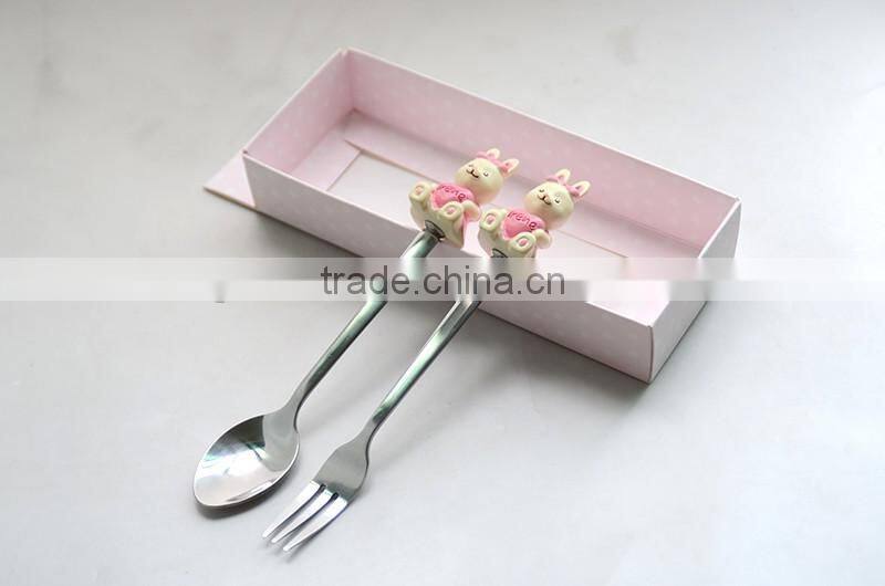 Holland windmill theme stainless steel teaspoon with gift box packing