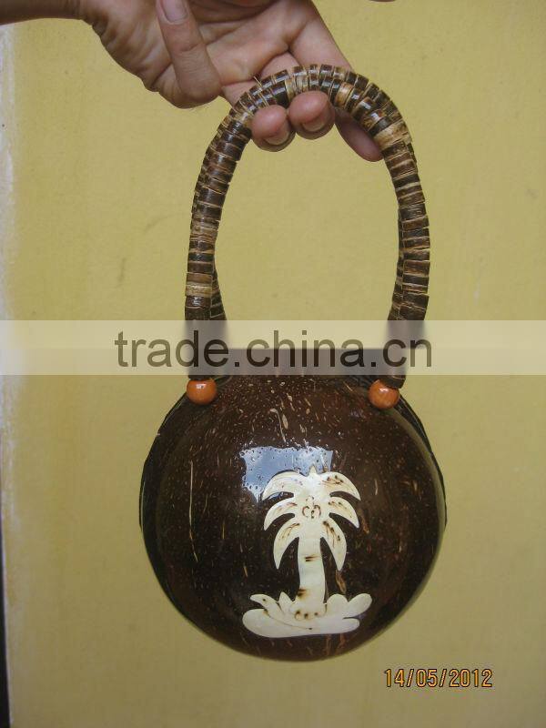 Pigs Painting Pricture by Coconut shell, 100% high quality from vietnam handicraft