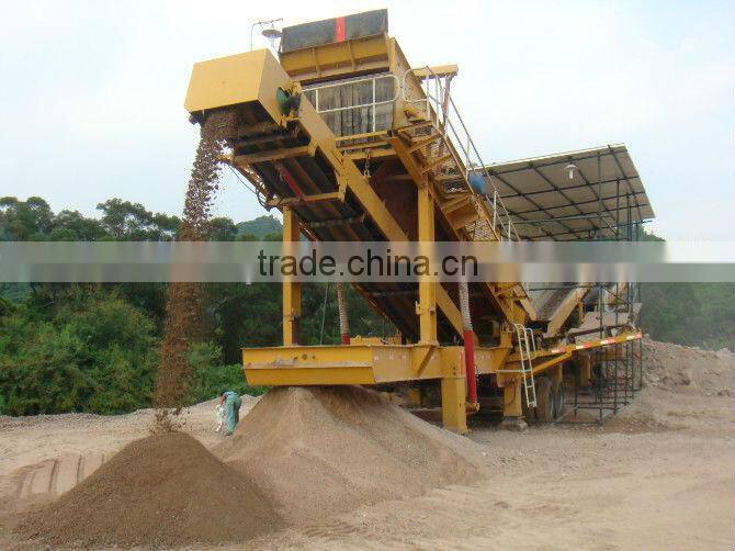 2013 YPS200 Mobile Vibrating Screen for Granite
