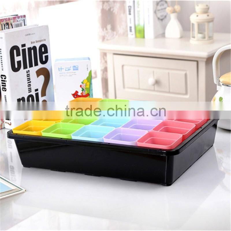 small square plastic flower pot injection mould