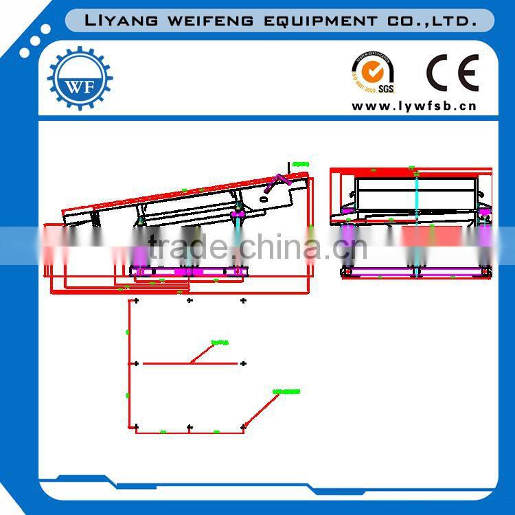 Separation of wood machine swing screen