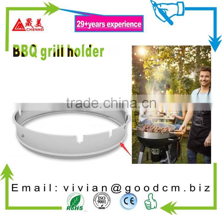 Stainless Steel Skewer Set for Grill Rotisserie Turning Spit for 57 cm Barbecue Charcoal Grill