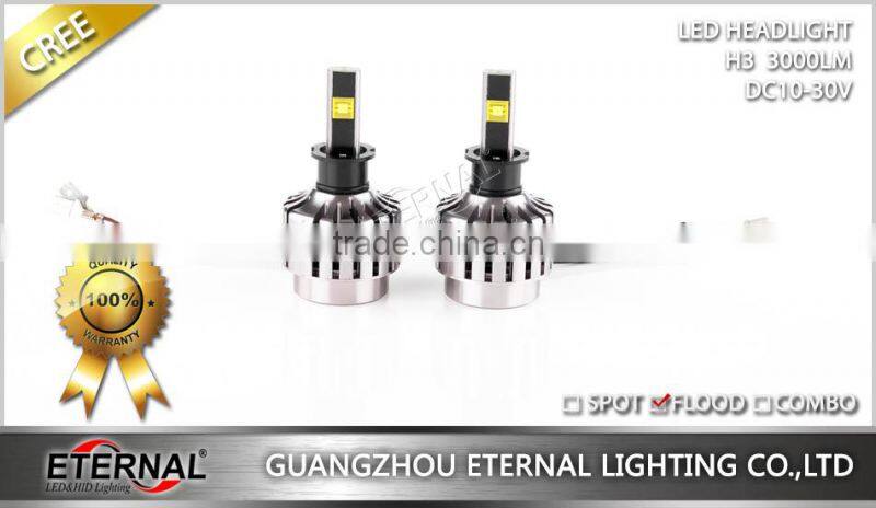 60W/pair universal size LED headlight kit H1 H3 H4 H7 H11 H13 9005 9006 880 D2S offroad car automotive motorcycle led bulb kit