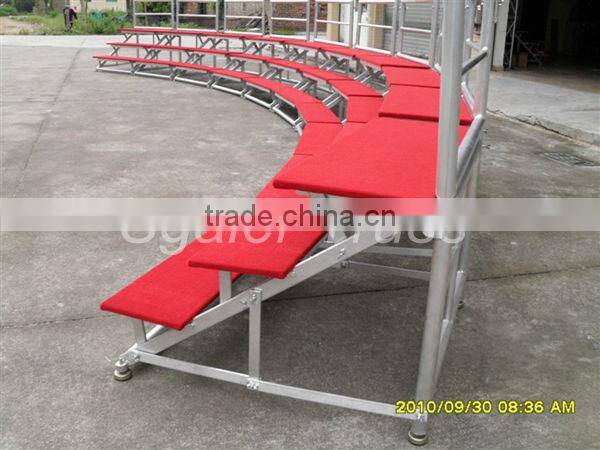 Folding stage riser for taking photo collapsible riser