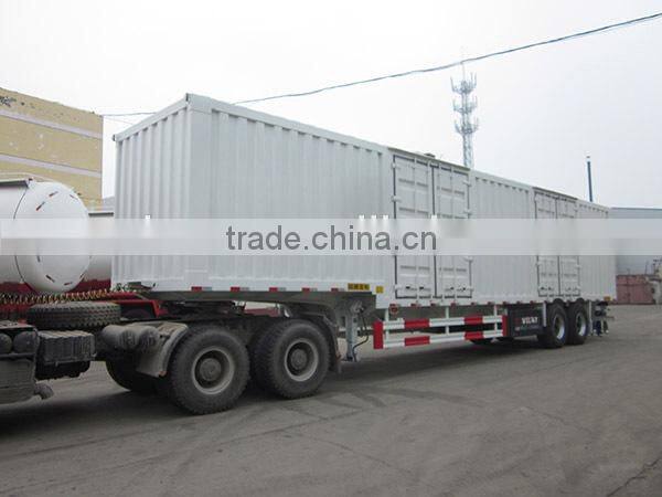 china made box semi trailer for sales