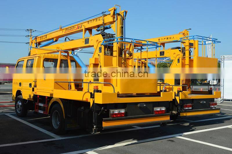 dongfeng double row aerial work platform truck,High altitude Operation Truck