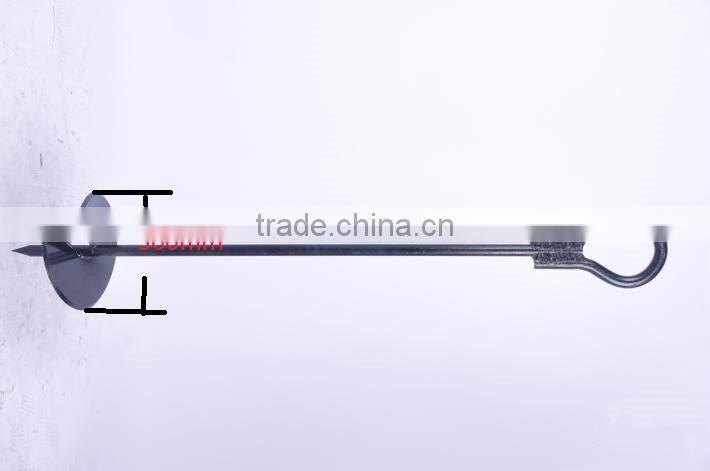 Manufacture Earth Screw Anchor Earth Anchor Drill 1710mm with 300mm Diameter Disk