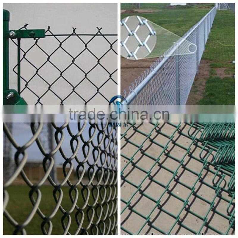 4ft Black Vinyl coated galvanzied Chain Link Fence for sale