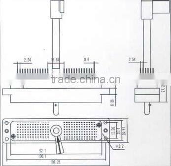 Zero force connector