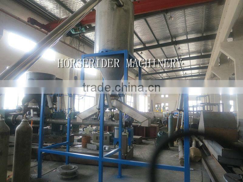 PP PE film agglomerator machine/pp pe film recycling pelletizer