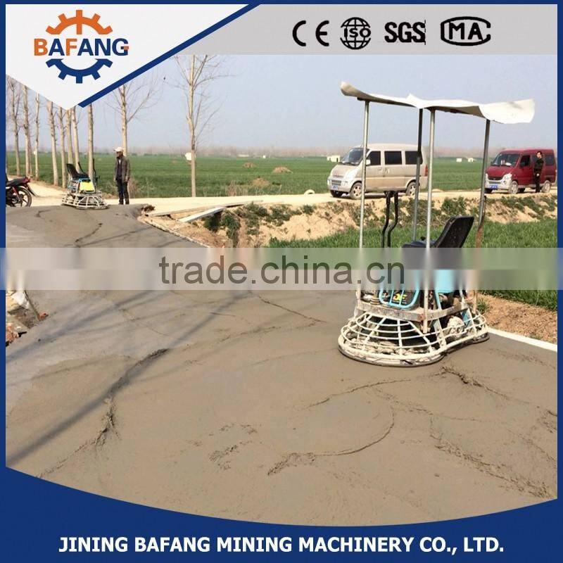 Driving type wet concrete trowelling machine