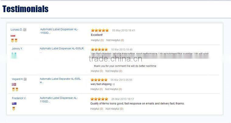 Super quality woven clothing tags label dispensers