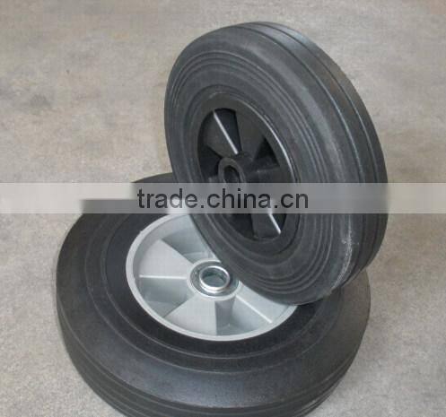 solid rubber wheel for small wood wagon