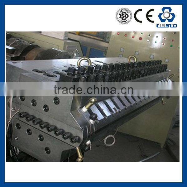 Wood plastic composite line wpc decking boards production machine