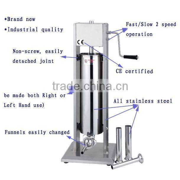 GRT-VSP3/5/7 stainless steel 3/5/7L vertical sausage machine