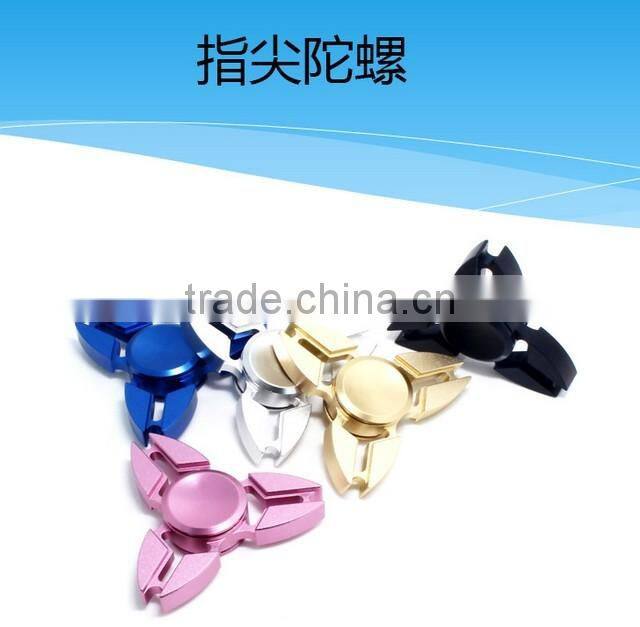 2017 Trending Products Si3N4 608 ceramic bearing fidget spinner ABS Tri-Spinner Desk Focus Toy