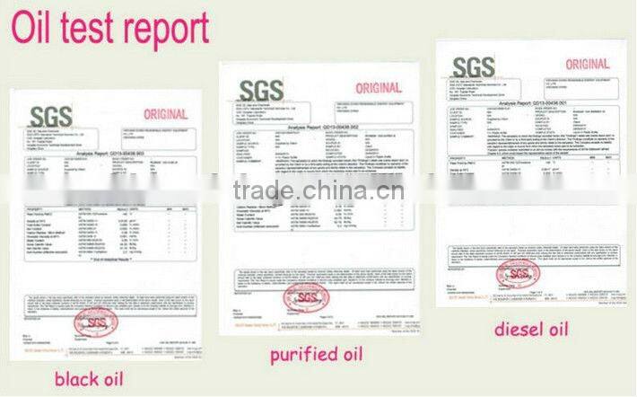 Standar flange and No air leakage end-of-life tire pyrolysis oil machine