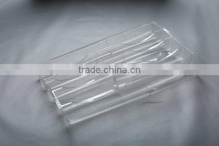 Vacuum disposable plastic tray for hardware