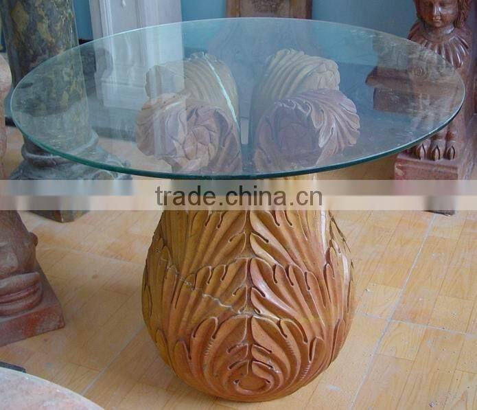 High quality hand carved marble tables