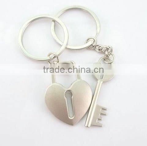 Love metal heart key ring for you