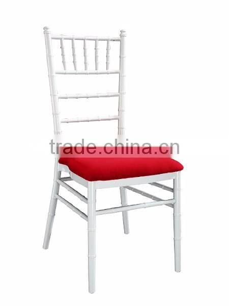 Delicate white metal chair FD-903-1