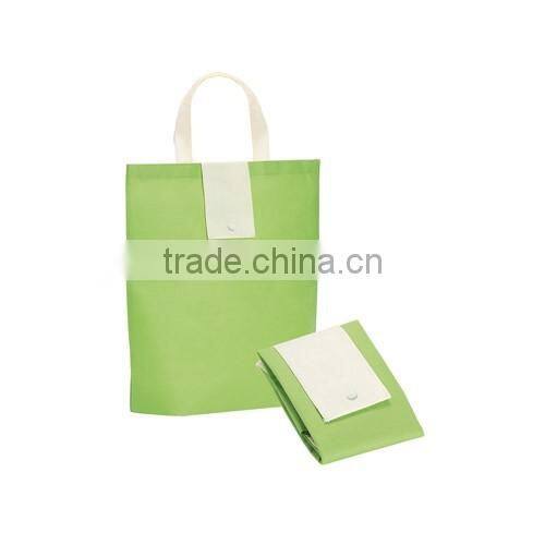 Disposable foldable shopping bag with 35cm handle