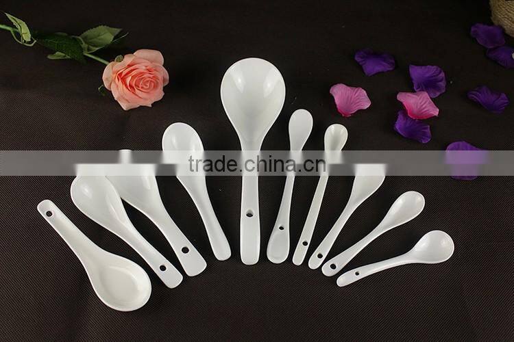 China factory suppliers porcelain coffee tea soup anti-shake spoon