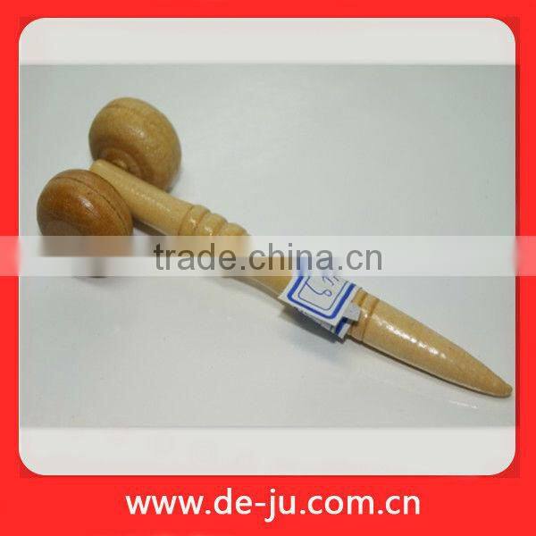Small Pen Massager Neck Scrubber Wooden Scrub