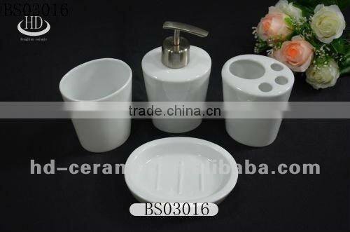golden Ceramic bathroom set