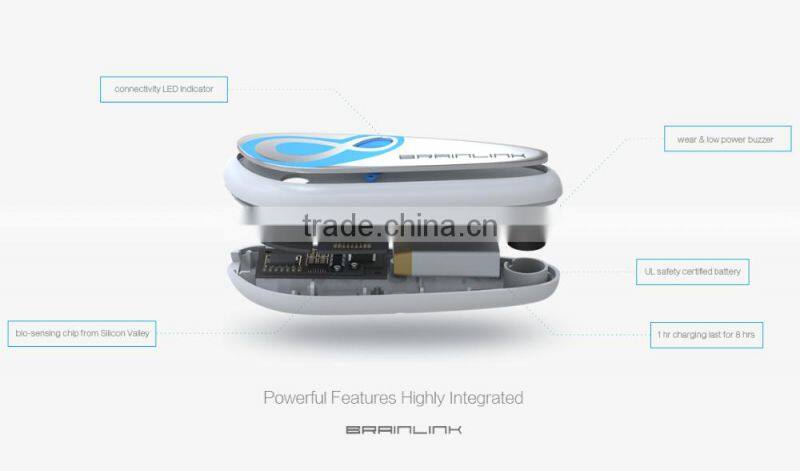 2016 Hot-selling Multi-function Brainwave Head Massager Personal Portable Brainwave Sersor Headband Bluetooth Brainwave Sensor