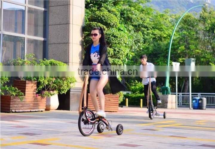 No Seat Fitness Folding Bike, Exercise Sports Car Ride, Weight Loss Outdoor Pedal Bicycle For Wholesale