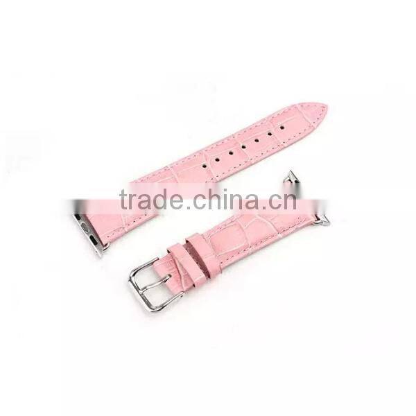high quality crocodile strap for apple watch, for mens watch new watchband