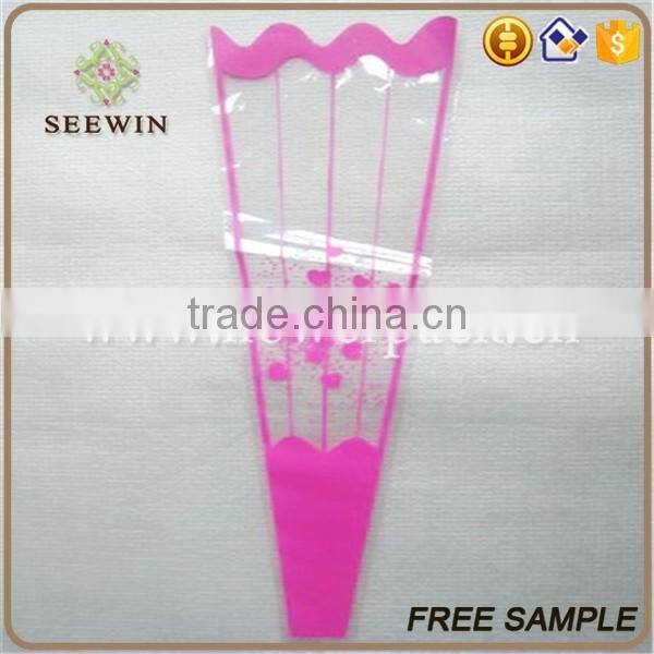 transparent bopp film tattoo flower sleeves