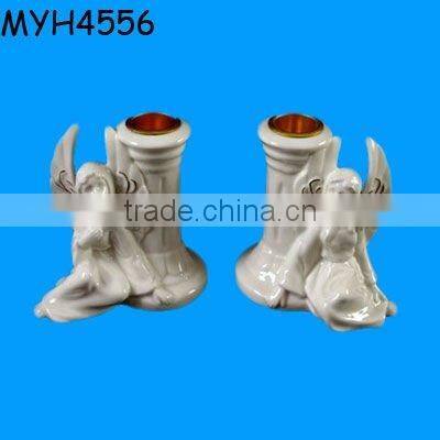 Vintage bowl shaped black candle containers