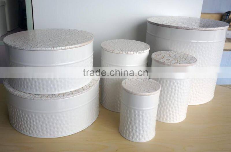 Colorful Housekeeper Storage Tin Boxes factory