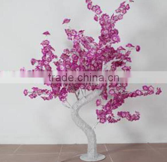 Home garden decorative 150cm Height outdoor artificial red flashing LED solar lighted up trees EDS06 1415