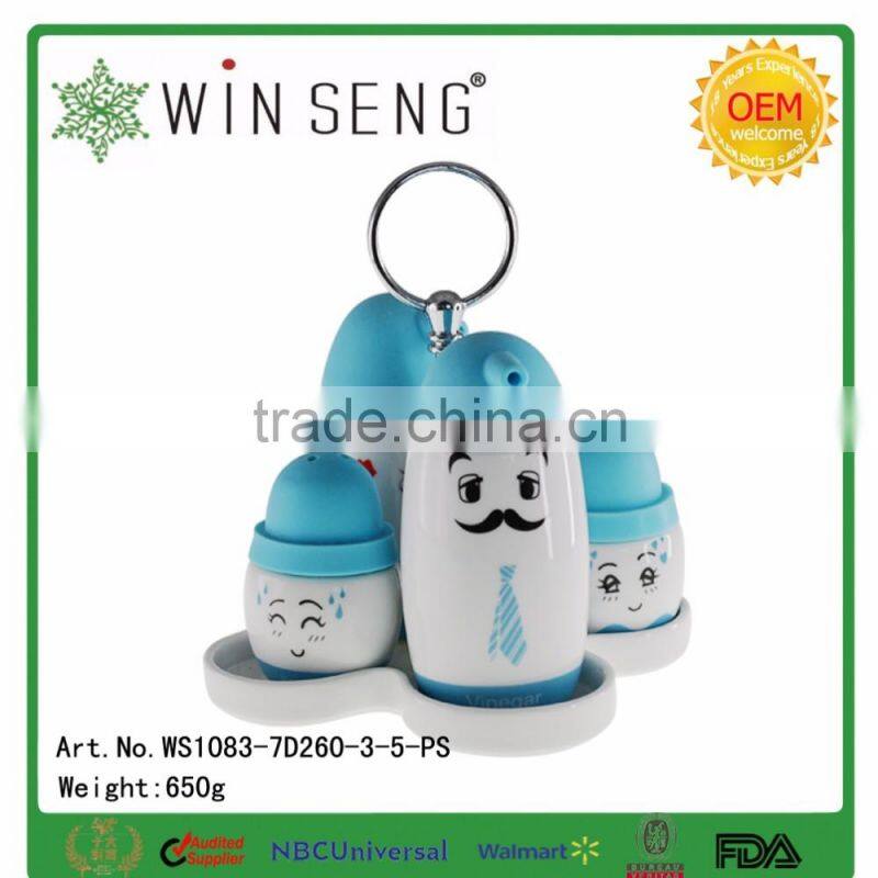 Condiment container kitchenware ceramic spice canister