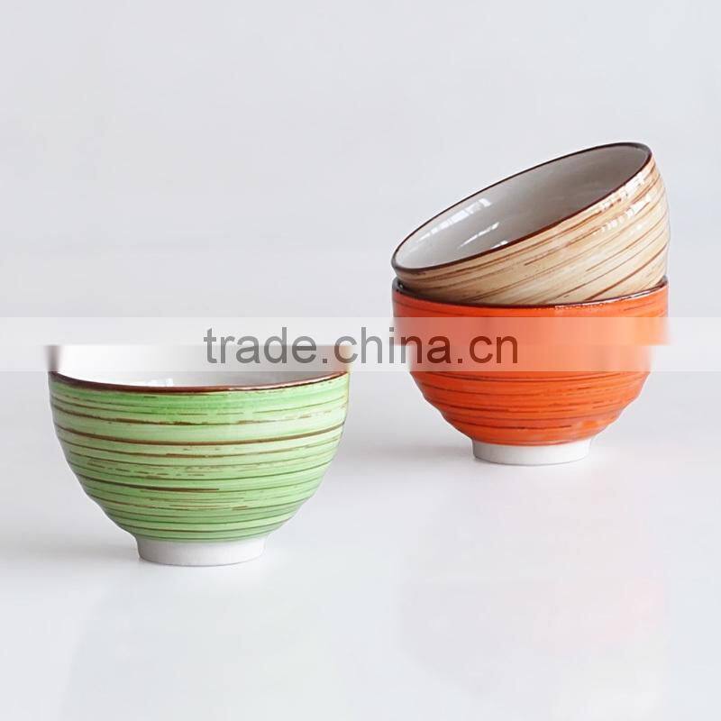 Japanese style ceramic soy sauce bowls