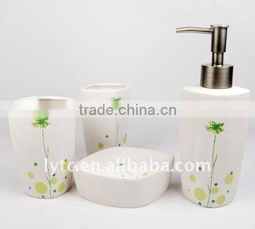 elegant style ceramic bathroom set