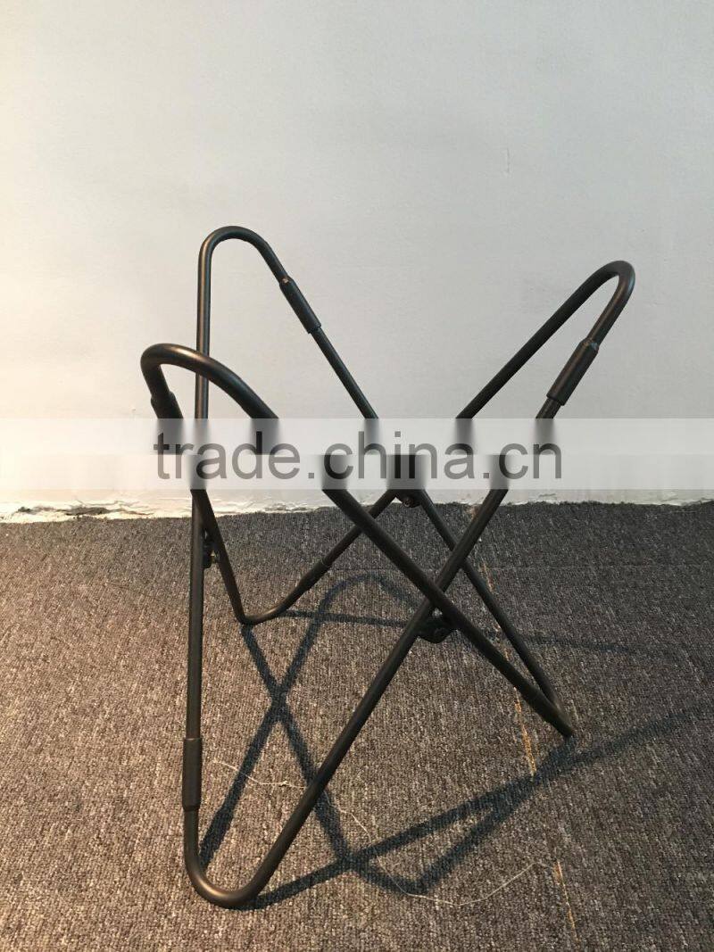 Furniture accessories Black color ottoman butterfly chair frame latest products in market