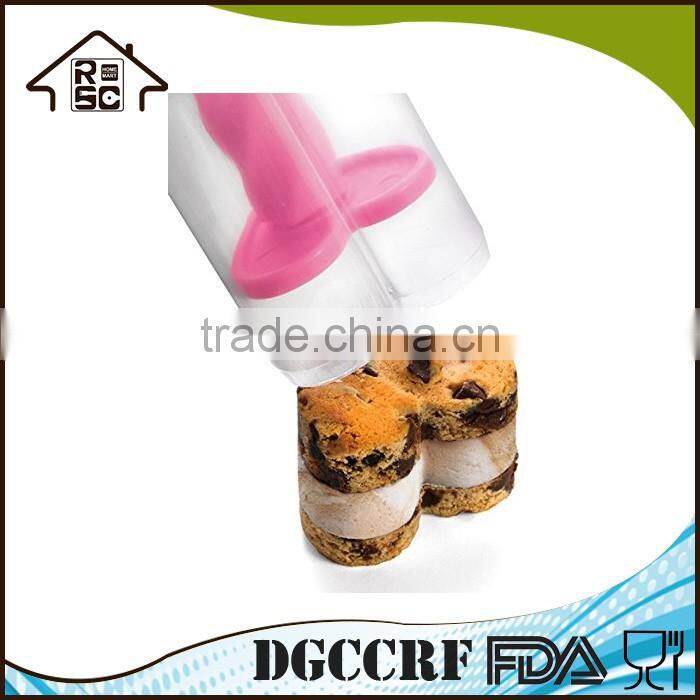 NBRSC Competitive Factory Price Plastic Home Mini Ice Cream Sandwich Maker