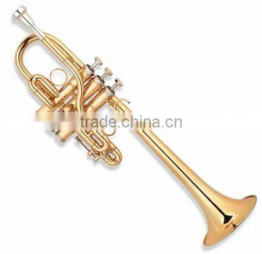 Professional high grade Bb key silver plated trumpet